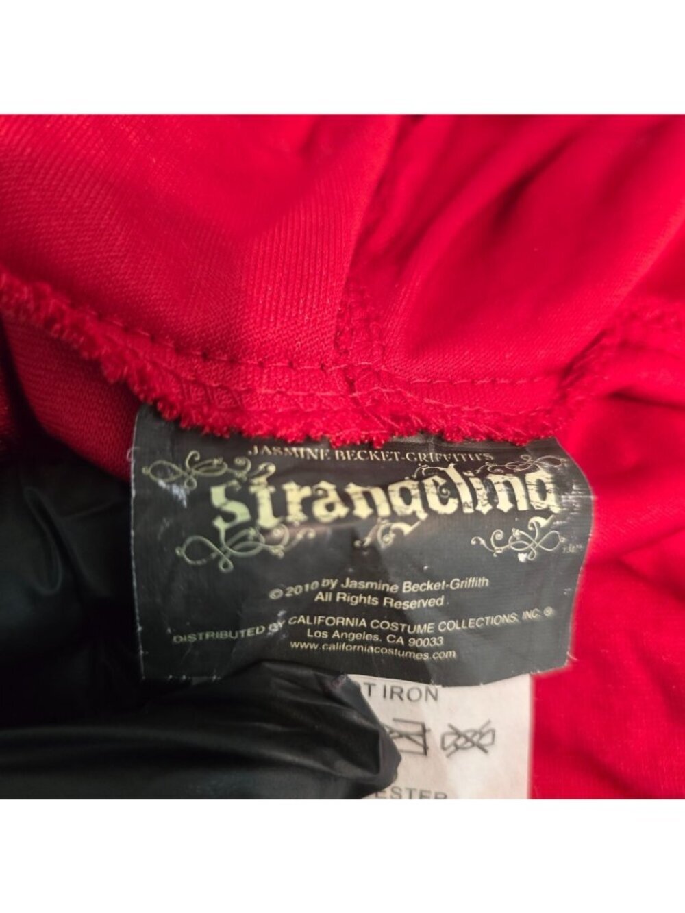 Strangeling Red Riding Hood Costume Dress Youth Large Velvet Gothic Cosplay - Picture 6 of 10
